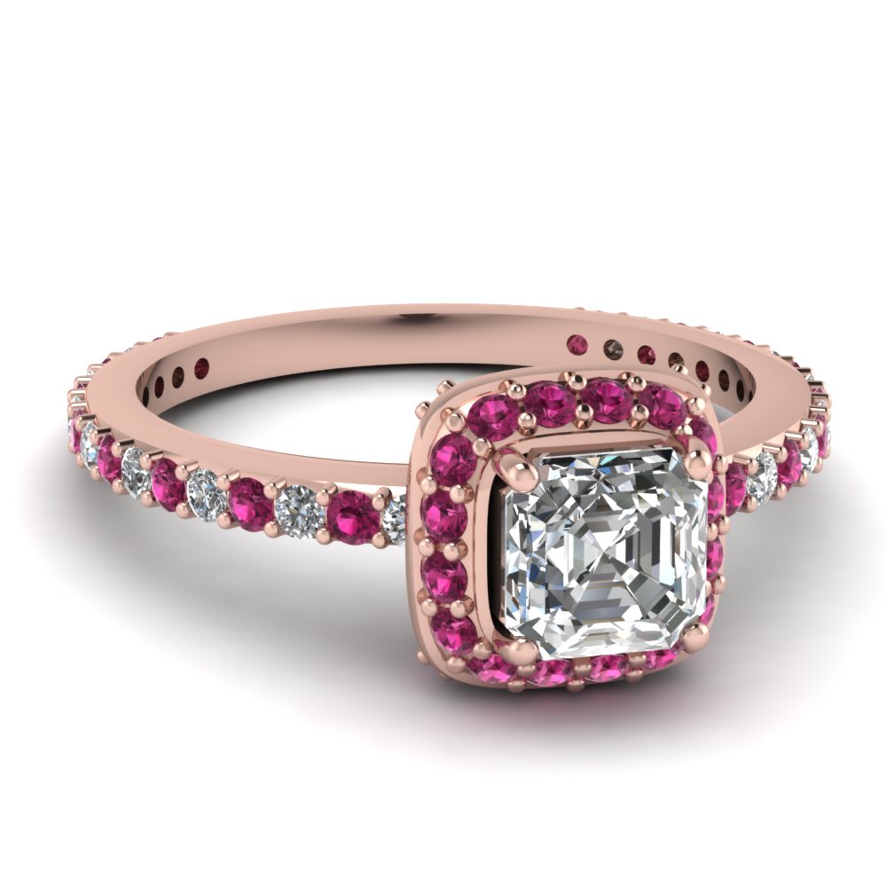 asscher cut diamond engagement rings 14k rose gold asscher cut pink sapphire halo engagement rings asscher cut diamond engagement rings 14k rose gold asscher cut pink sapphire halo engagement rings