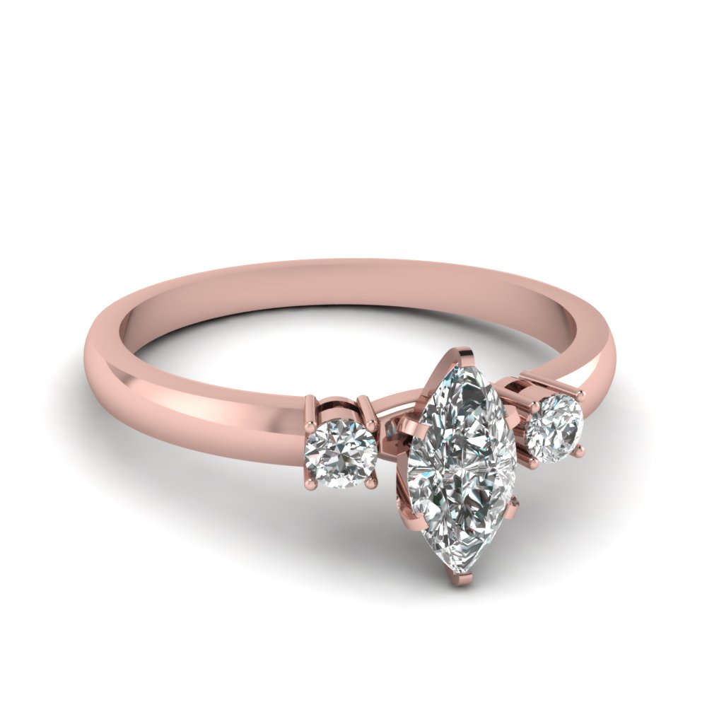 0.50 Carat Marquise Cut Women Diamond Ring