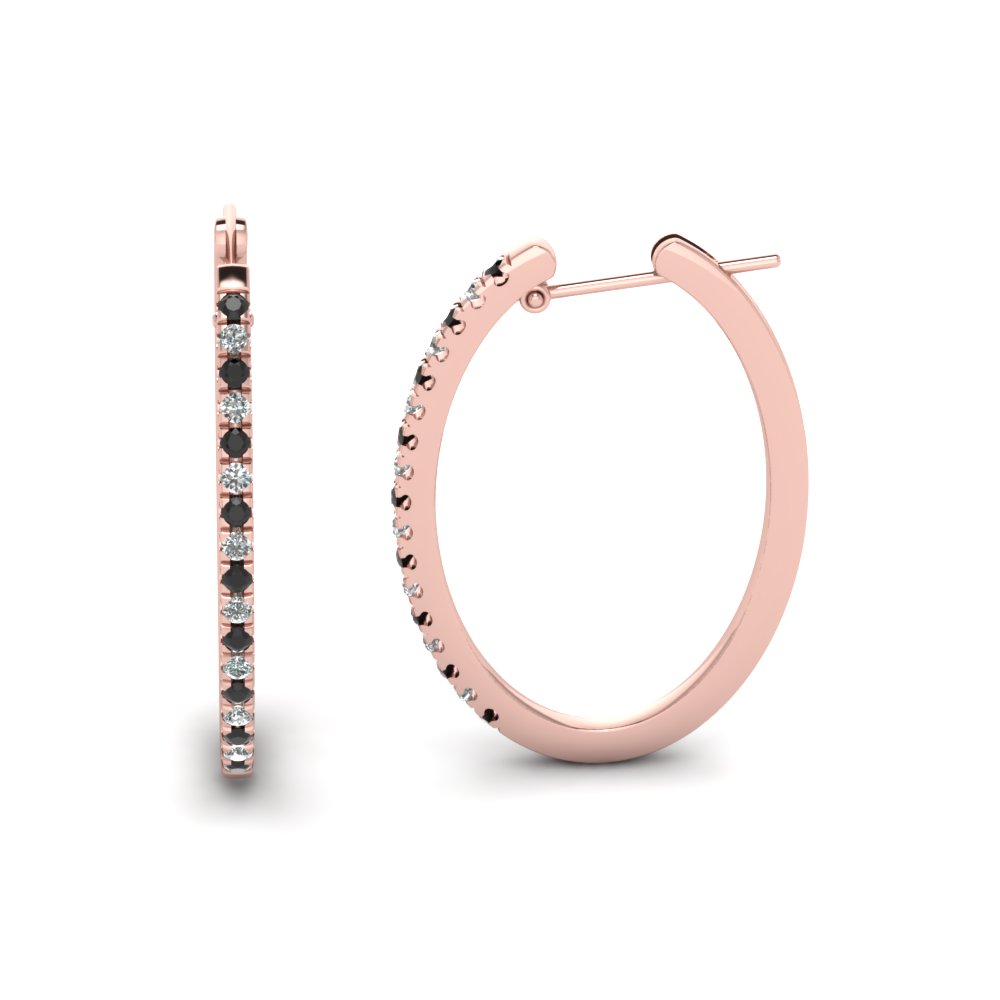 rose-gold-round-black-diamond-enigmatic-hoops-earrings-with-white-diamond-in-prong-set-FDEAR61494GBLACK-NL-RG