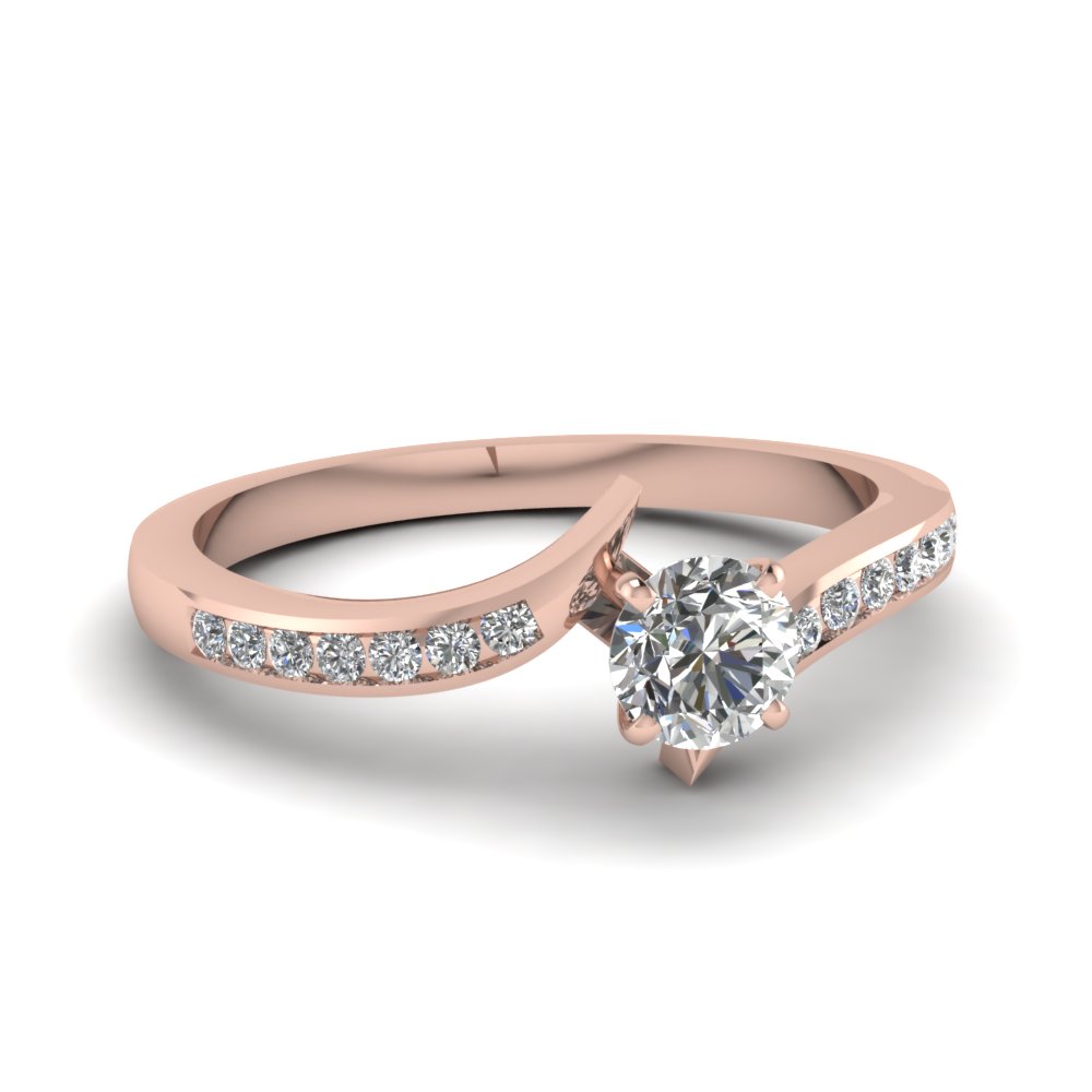 0.50 Ct. Round Cut Diamond Ring For Women