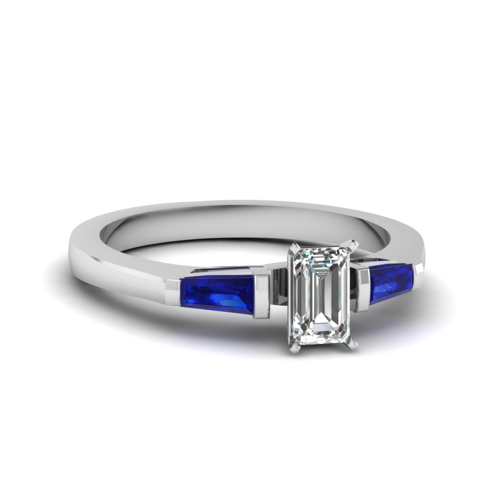 Blue Sapphire Engagement Rings For Women