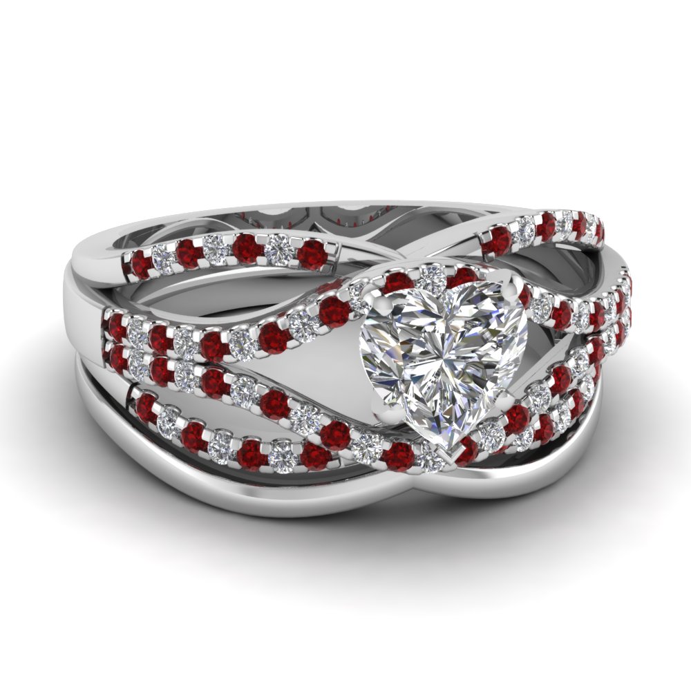 Wedding Rings With Diamonds And Rubies - Wedding Rings Sets Ideas