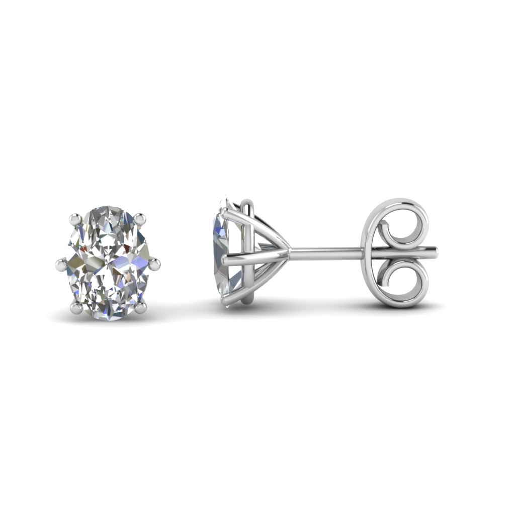 oval diamond earrings tiffany