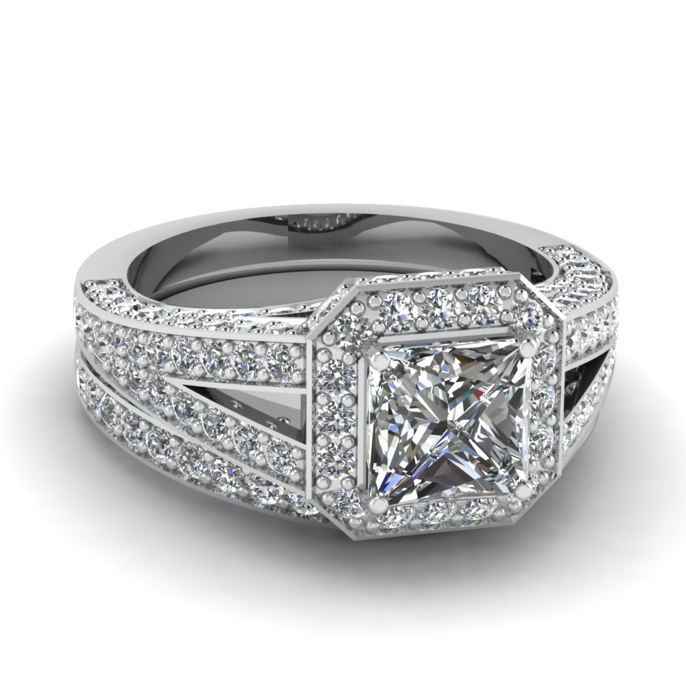 Beautiful Square Radiant Cut Lab Diamond Engagement ...