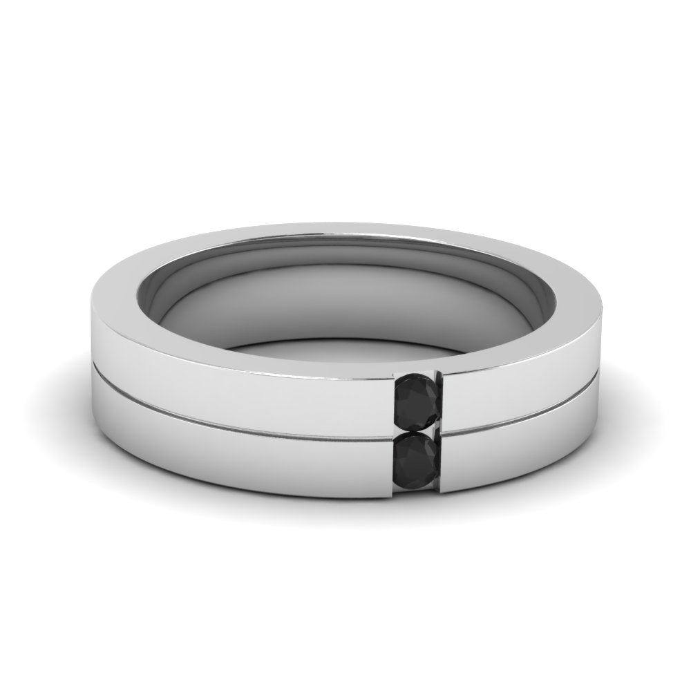 Black Diamond Wedding Bands For Mens