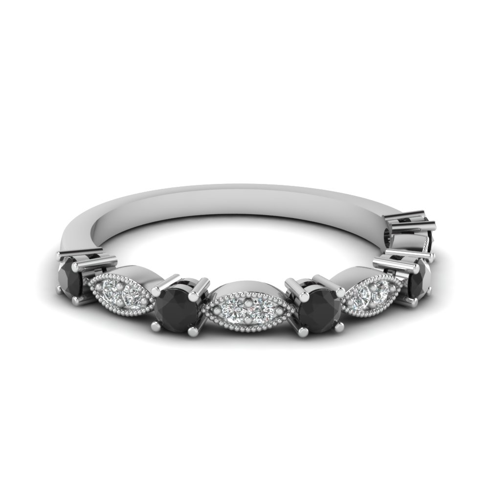 Unique And Elegant Black Diamond Wedding Rings