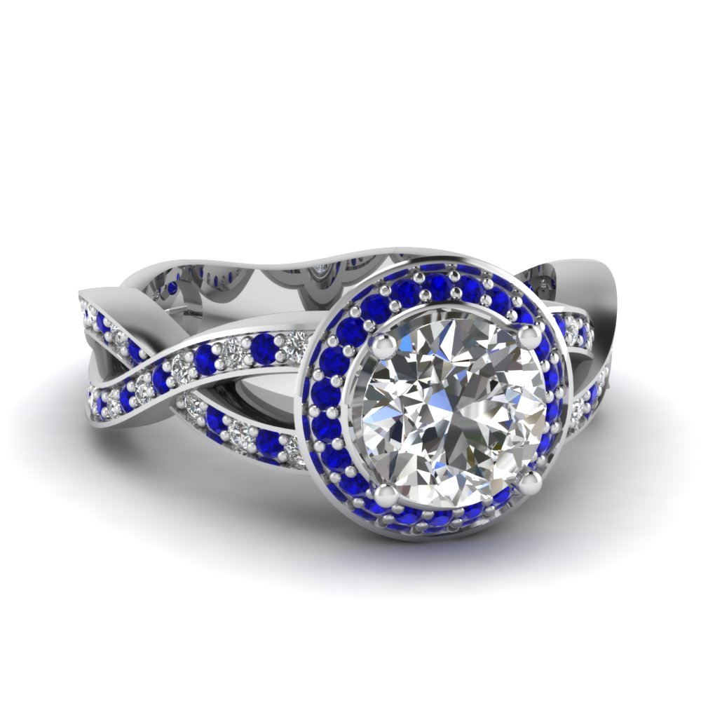 Halo Split Lab Created Diamond Ring