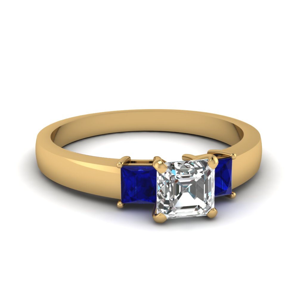 Dainty White Sapphire Engagement Ring Yellow Gold Dainty White Sapphire Engagement Ring Yellow Gold