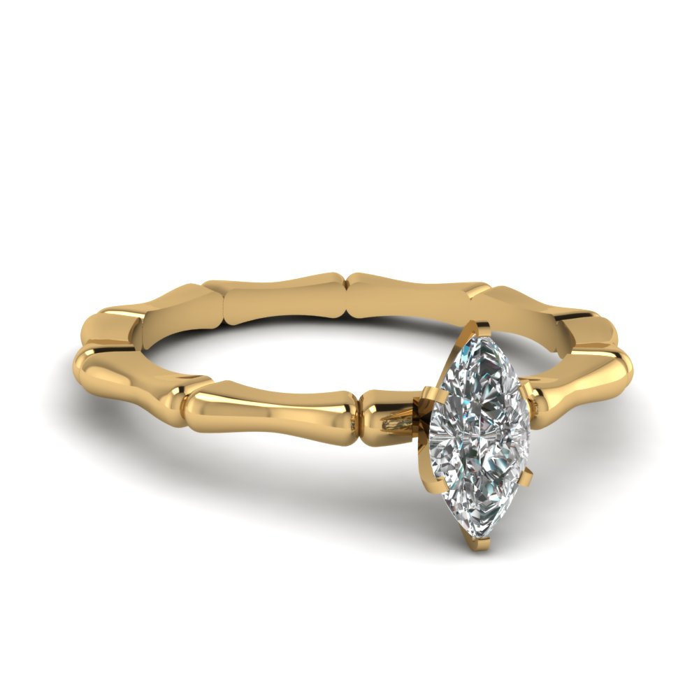 Marquise Cut Solitaire Engagement Rings