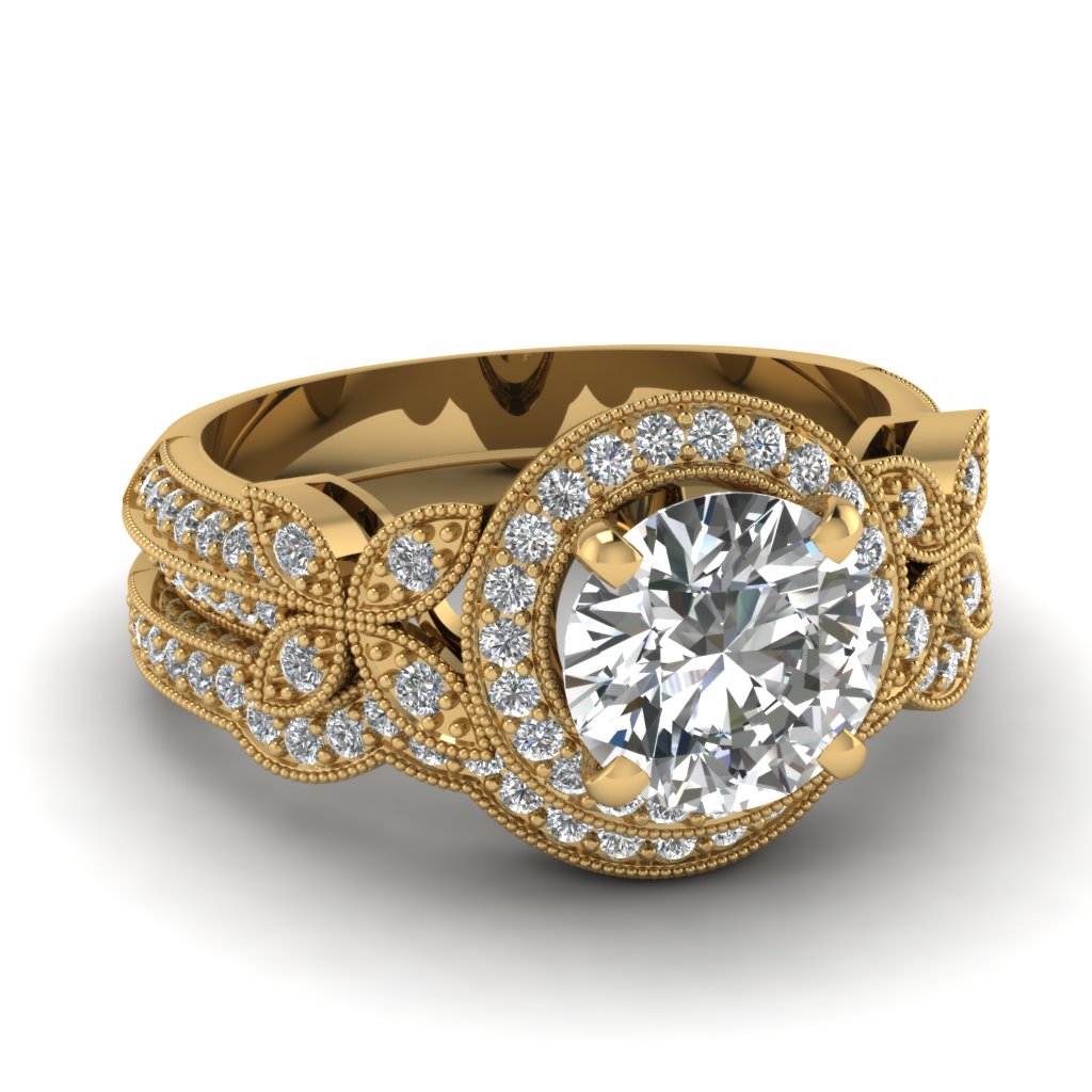 Ladies 10K Yellow Gold Diamond Engagement Ring Princess ...