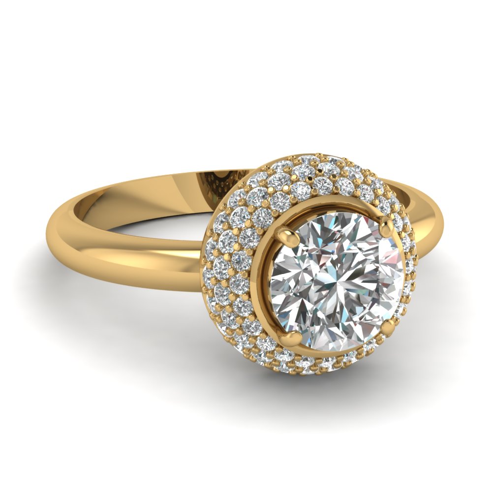 1 Ct. Round Cut Diamond Ring For Her