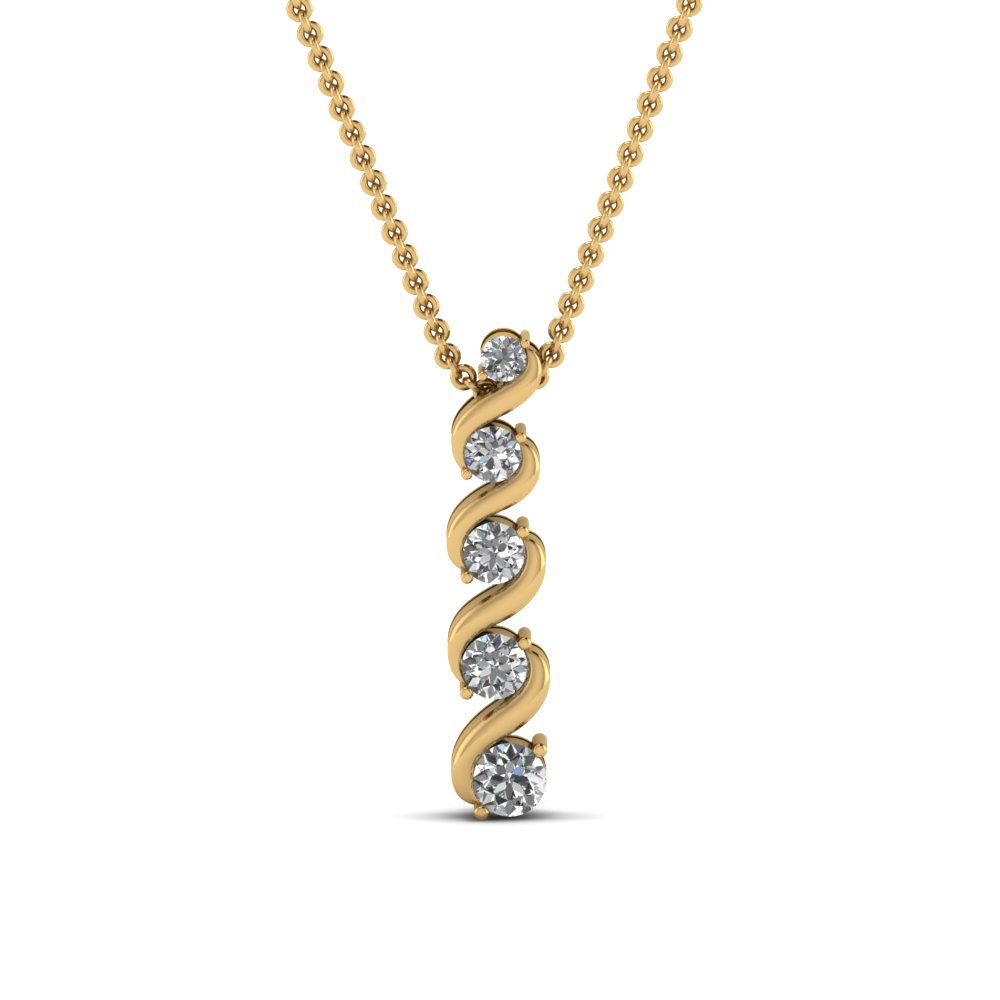yellow-gold-round-white-diamond-fancy-pendant-in-prong-set-FDPD1757-NL-YG