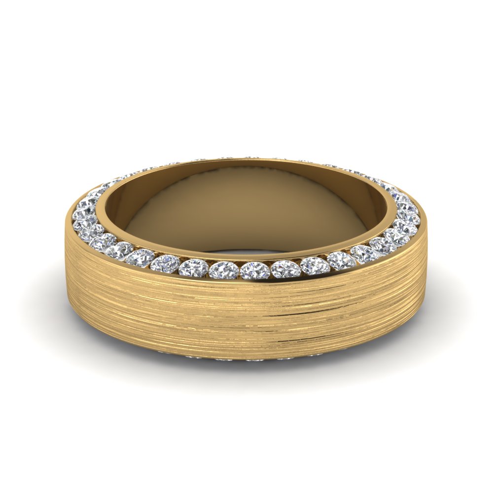 mens white gold wedding bands with diamonds | Wedding ...